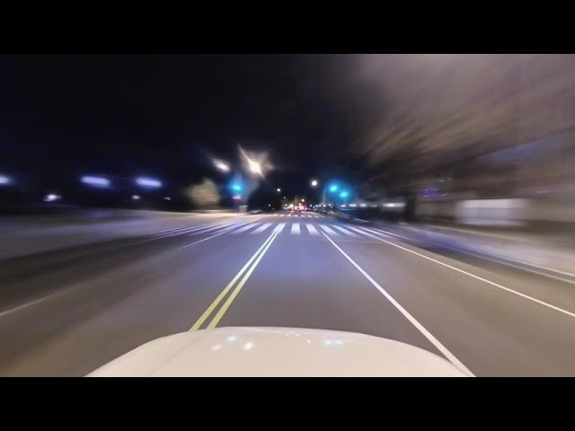 Nighttime Drive 16x Speed 5K 180 3D SBS