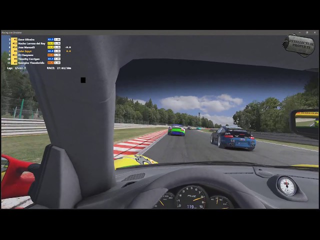 iRacing RUF GT3 Cup at Spa 2018 S3 W11