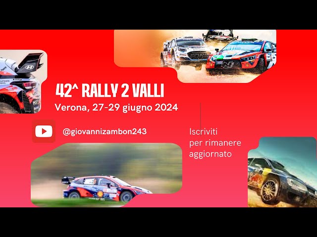 Rally 2 Valli Campionato Italiano Rally 2024