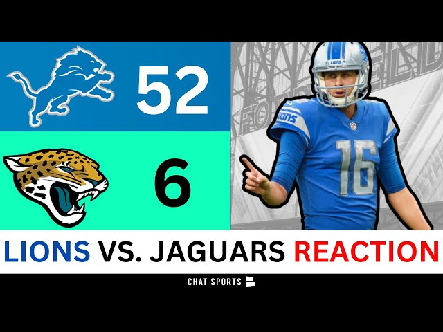 Lions Rumors & News After 52-6 Win vs. Jaguars | Jared Goff, Jameson Williams & Dan Campbell