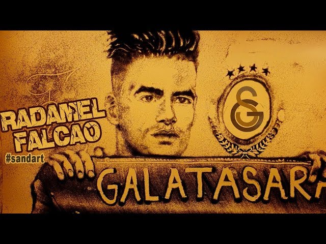 Radamel Falcao Sand Art ● Welcome to Galatasaray 2019