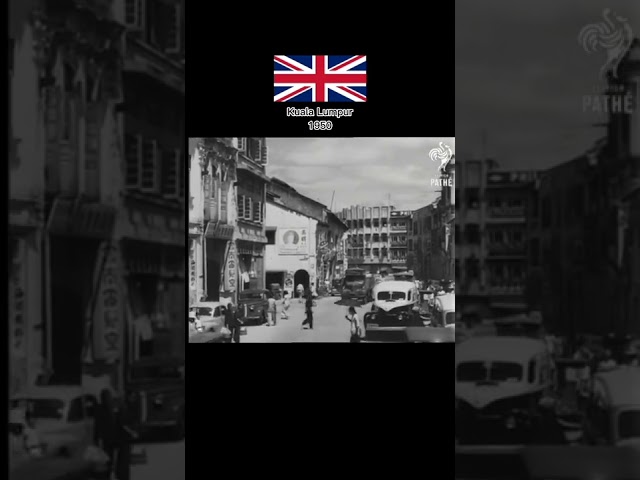 KUALA LUMPUR 1950/2022 | MALAYSIA 🇲🇾 #malaysia #asia #british #history #shorts