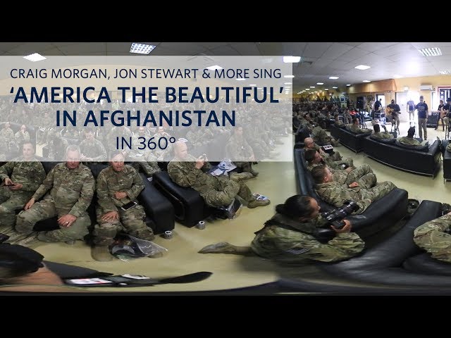 Jon Stewart, Craig Morgan and More Sing 'America the Beautiful' in Afghanistan in 360°