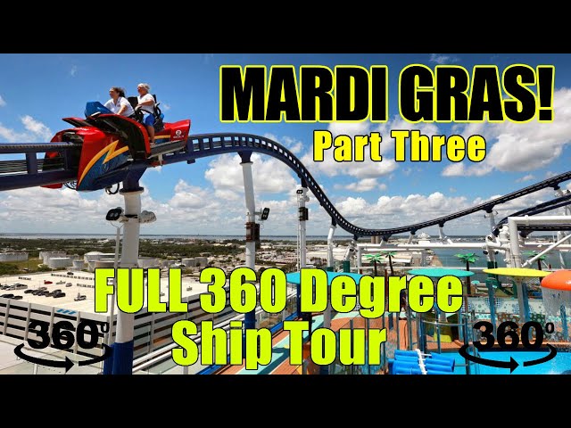 Carnival Mardi Gras 360 Complete Video Tour - Part 3