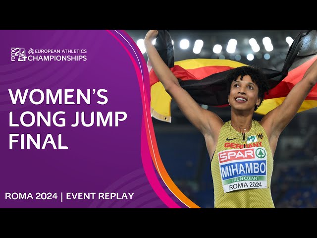 Four jumpers OVER 6.90m! 🔥 Women's long jump final replay | Roma 2024