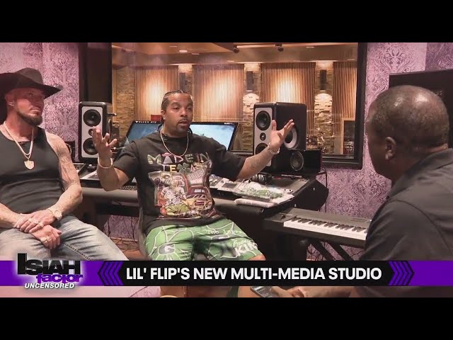 Lil Flip debuts his brand new multi-media studio