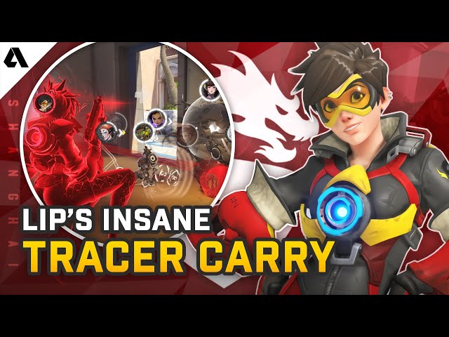 LIP's Insane Tracer Carry - Pro Overwatch Micro Plays