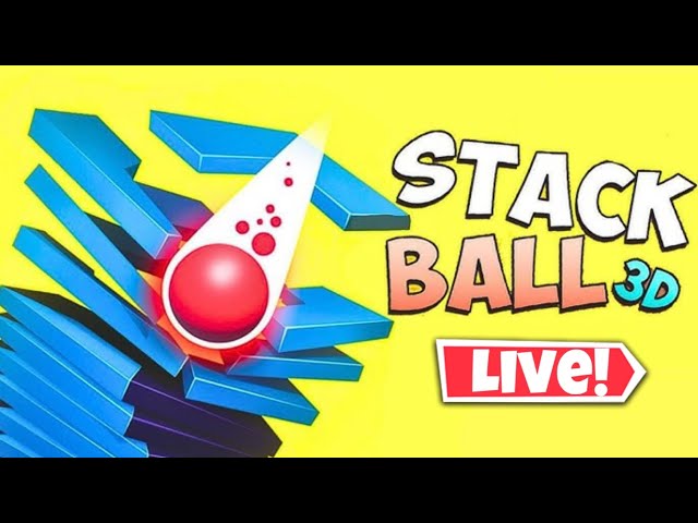 Stack ball 3d live 🏀🏈 #stackball #shortsfeed #shorts