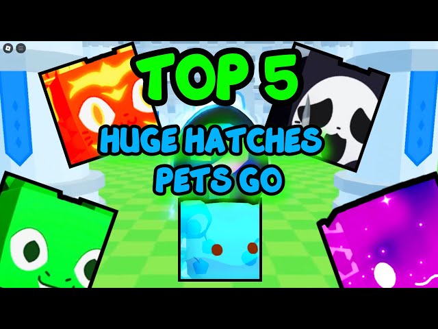 TOP 5 HUGE HATCH HATCHES IN PETS GO! 🎲