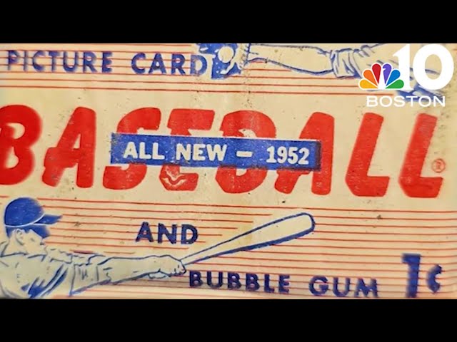 Million-dollar baseball cards? Man finds unopened pack from 1952 at Cape Cod home