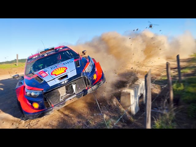 Best of WRC Rally Chile 2023 | Crashes, Action and Raw Sound