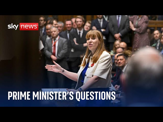 PMQs | Deputy Prime Minister Angela Rayner faces-off with Conservatives' Alex Burghart