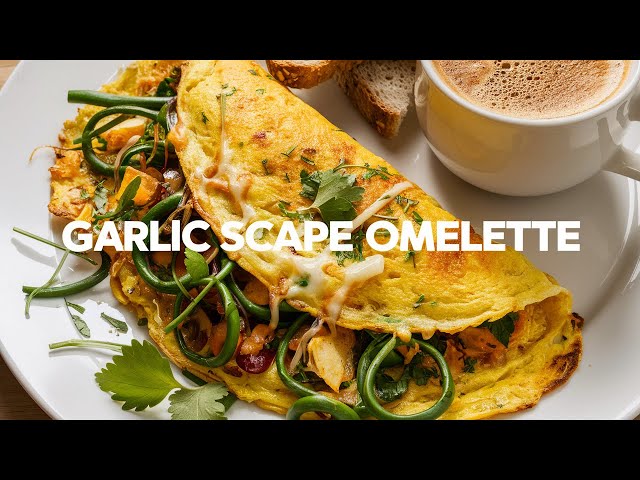 Garlic Scape Omelette