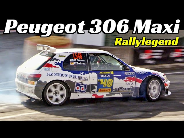 Peugeot 306 Maxi - Rally Legend San Marino 2023 - Engine Sound, Jumps, & Wheels that Slip!