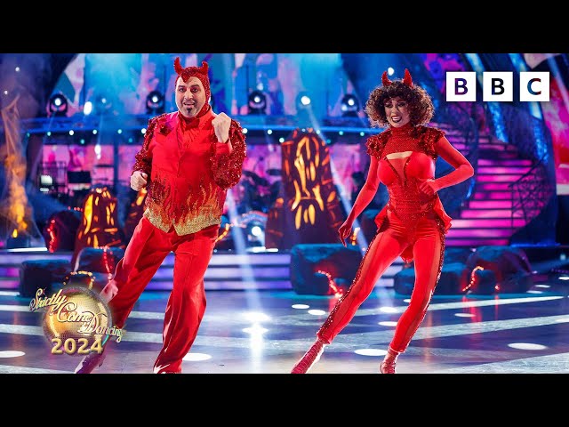 Wynne Evans and Katya Jones Salsa to Canned Heat by Jamiroquai ✨ BBC Strictly 2024