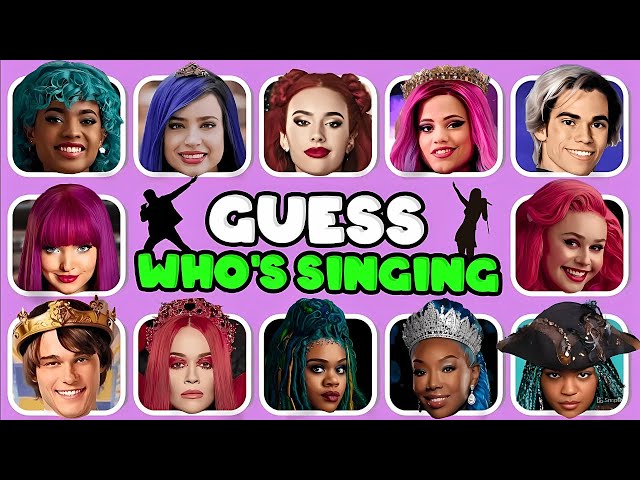 Guess Who's Singing 🎤🎶 Descendants: The Rise of Red Quiz