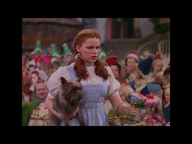 The Wizard of Oz 1939 Follow the yellow brick road scene 4K