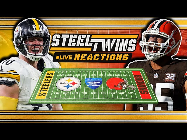 Steelers vs Browns Week 12 TNF LIVE REACTIONS & WATCH PARTY #Steelers #Browns #nflfootball