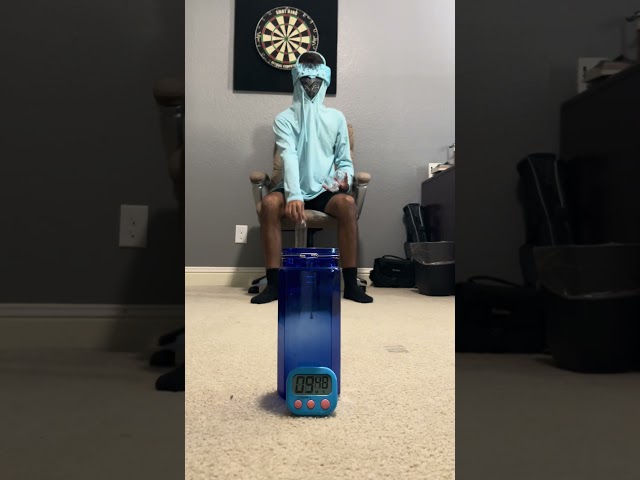 Blindfold Bottle Flip