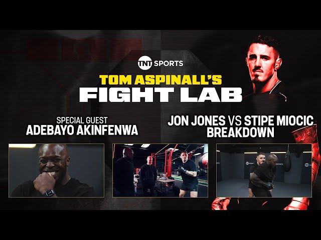 Tom Aspinall's Fight Lab 🥋 Jon Jones vs Stipe Miocic Breakdown 🔬 #UFC309 with Akinfenwa