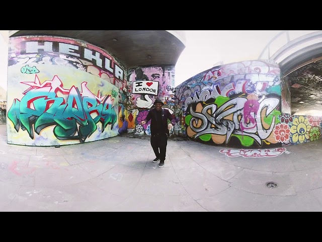 3D Dancer at Southbank Skate Park in London, England