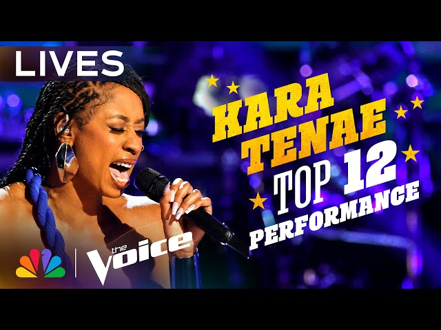 Kara Tenae performs "Love" by Keyshia Cole | The Voice Lives | NBC