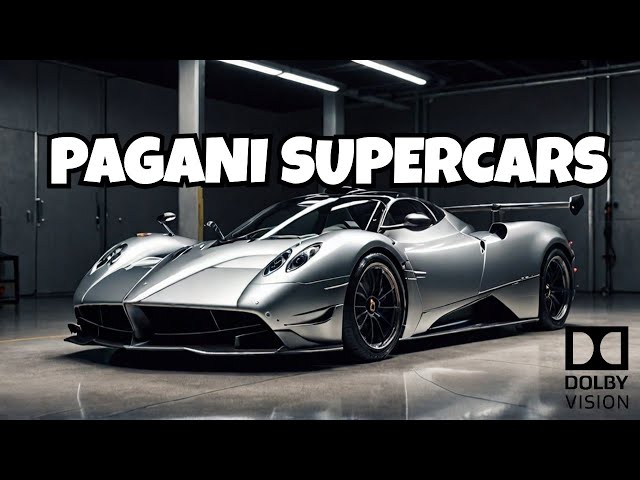 Pagani's Most Insane (and Expensive) Supercars in 4K HDR.