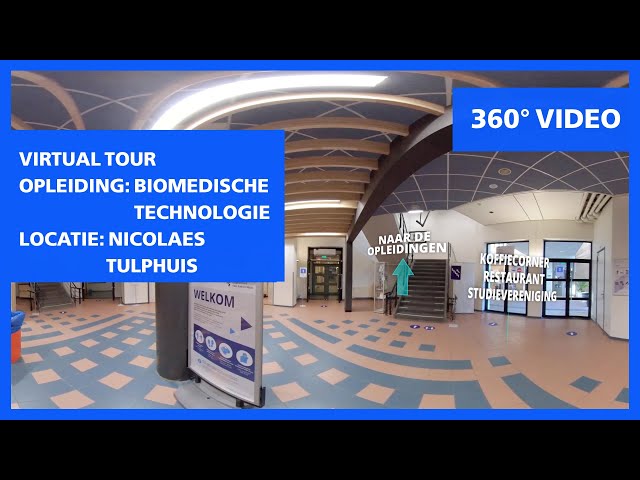 Virtual Tour opleiding Biomedische Technologie - Hogeschool van Amsterdam (360-graden VR video)