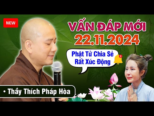 VẤN ĐÁP MỚI XÚC ĐỘNG - Ngày 22.11.2024 (Phật Tử Chia Sẻ) | Thầy Thích Pháp Hòa - Tu Viện Trúc Lâm