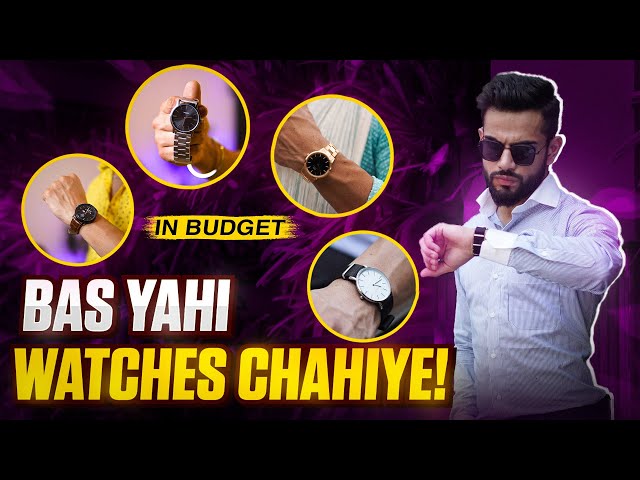 Best Budget Watches for Men | Must Have Watches | Affordable Watches | Leather Watch | Chain Watch