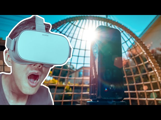 Train Wreck 🙈 I did a 4K 360° Livestream OUTSIDE with a 360 Camera on Oculus Go & Quest