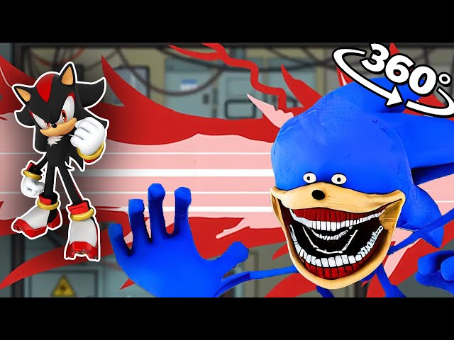 Shin Sonic in AMONG US 360° Video - ALL Sonic Versions in VR