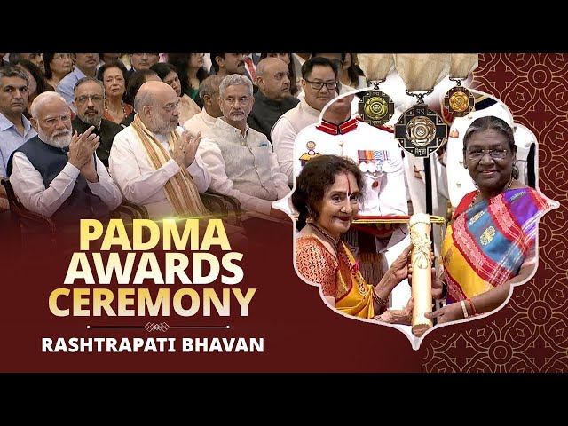 President Droupadi Murmu presents Padma Awards 2024 at Civil Investiture Ceremony-II