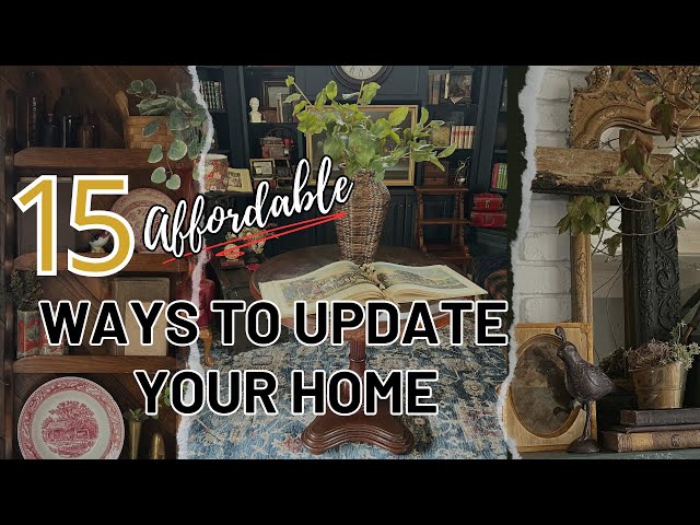 Decorating on a Dime: 15 Free & Affordable Home Refresh Ideas