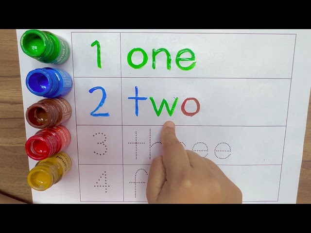 counting,one two three | number with spelling | one two three four | 1 to 10 numbers with spelling