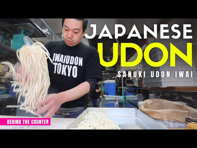 Behind the Counter at a local Japanese Udon Noodle Restaurant