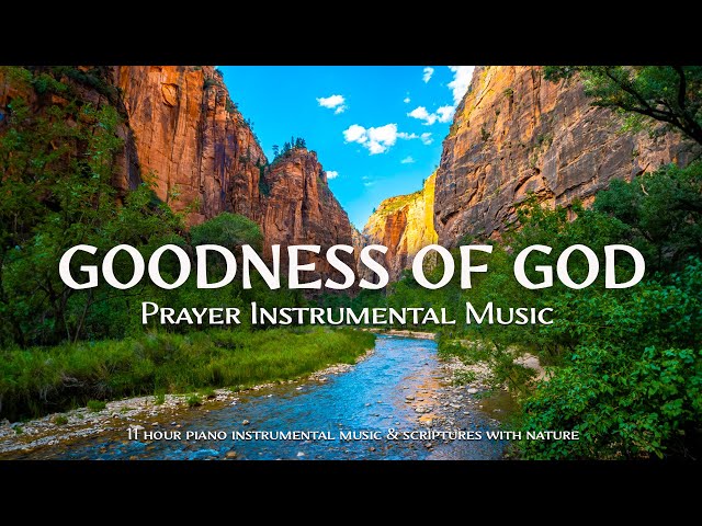 Goodness Of God🌿11 Hour Instrumental Soaking Worship ,Prayer&Meditation Music🌿Christian Instrumental