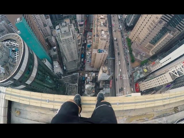 Drone Crash on Rooftop - Parkour in Hong Kong 🇭🇰