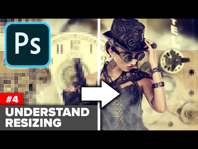 Understand image size in Photoshop. MAGIC AI RESIZING