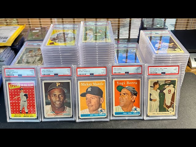 144 Card Vintage PSA Grading Return and Upcoming NC Card Shows!