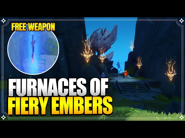 All 5 Furnaces of Fiery Embers | Embers Rekindled | World Quests & Puzzles |【Genshin Impact】