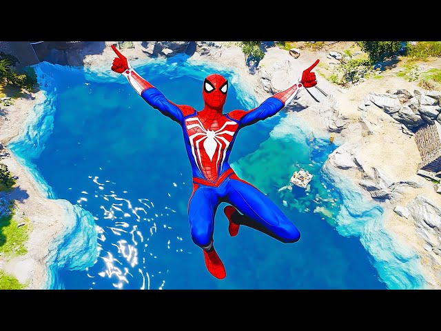 GTA 5 EPIC FAILS! Spider-Man's Most HILARIOUS Jumps and Ragdolls!