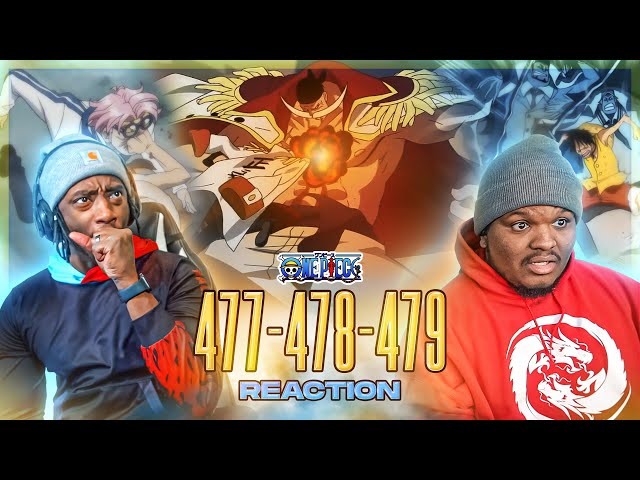 WHITEBEARD VS AKAINU!! OP - Episode 477, 478, 479 | Reaction