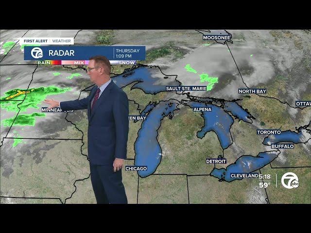 Rain returns for Friday