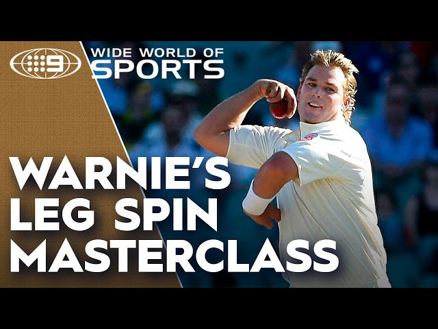 Shane Warne gives a Masterclass on leg spin bowling | Wide World of Sports