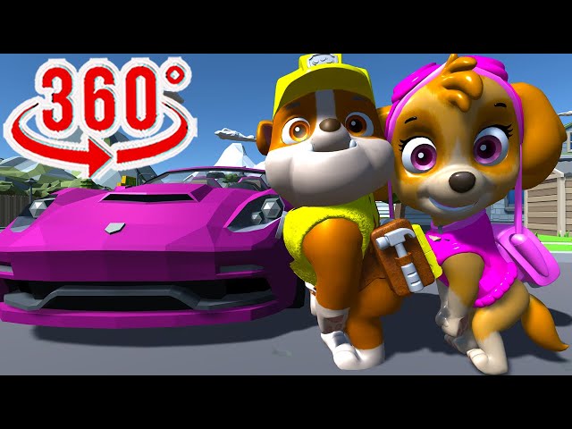 360° video Family Car Lamborghini in VR 360 4K Funny Meme