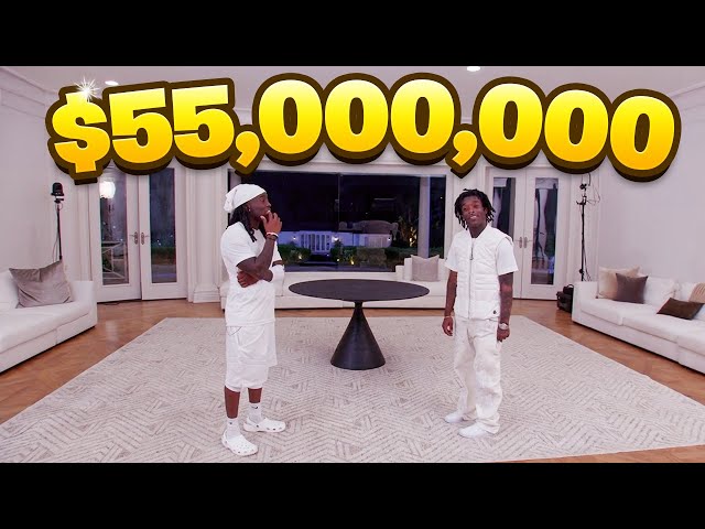 Kai Cenat's $55,000,000 Mafiathon House Tour! (ft. Lil Uzi Vert)