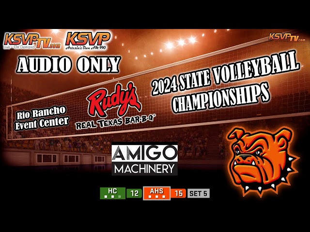 AUDIO ONLY: #10 Artesia Volleyball vs. #5 Hope Christian NMAA 4A State Tournament