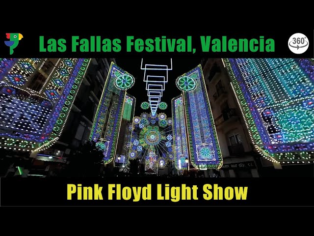 Pink Floyd Light Show (360 VR Experience, #LasFallasVR)