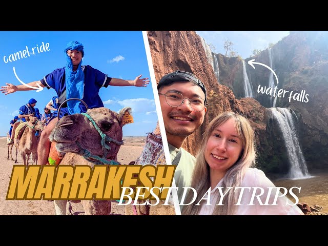 Best Day Trips from Marrakech: Ouzoud Waterfalls & Agafay Desert Adventure in Morocco 🇲🇦